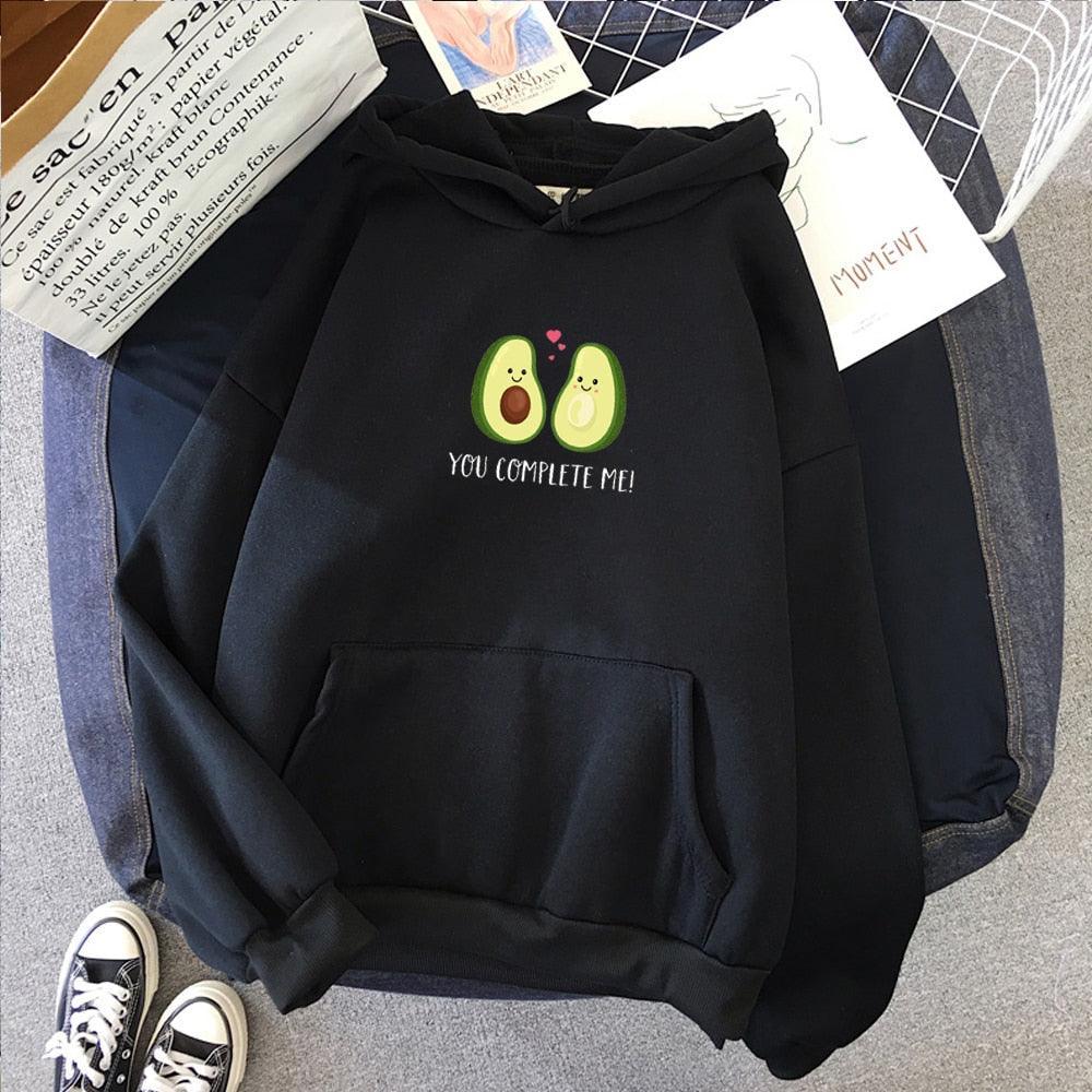 Kawaii Avocado Lovers Hoodie - Hoodie - Kawaii Bonjour