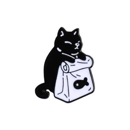Creative Cartoon Cat Brooch -  - Meowhiskers 