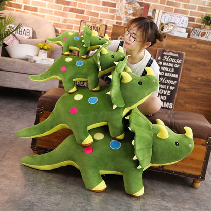 Kawaii Stuffed Triceratops Dinosaur Plush Toy