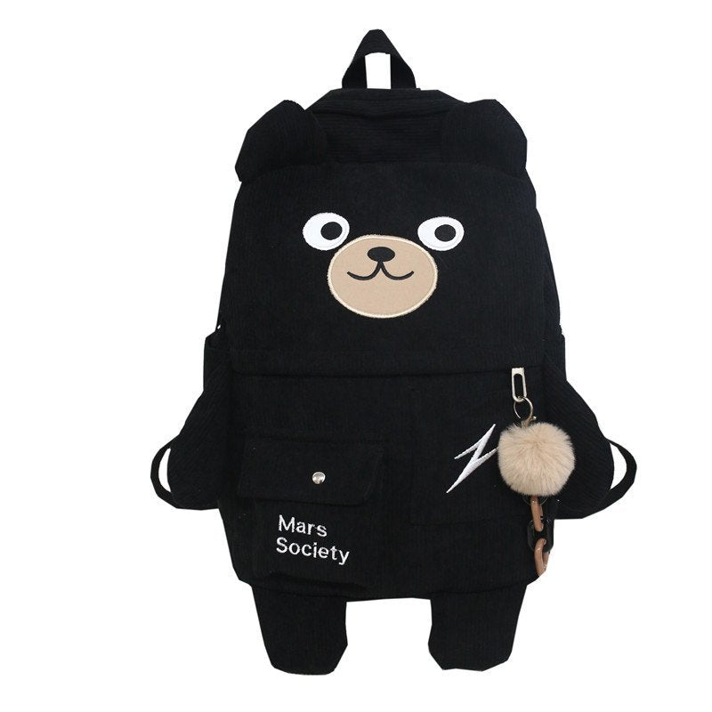 Kawaii Mars Society Cartoon Bear Backpack