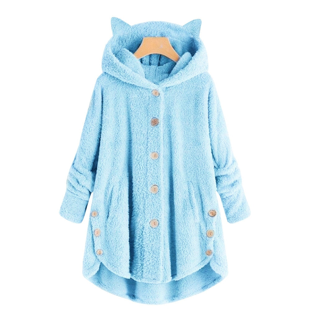 Fashion Cat Ears Hoodie Coat Meowhiskers