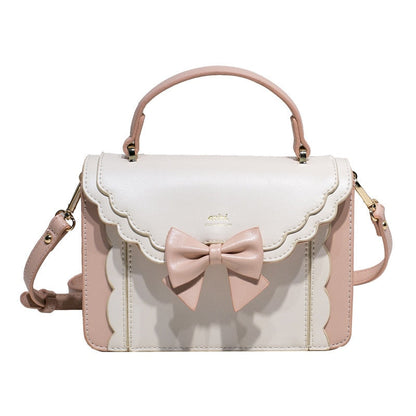 Kawaii Lolita Bowknot Letter Crossbody Bag