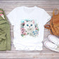 Angel Flower Cat T-Shirt - Meowhiskers