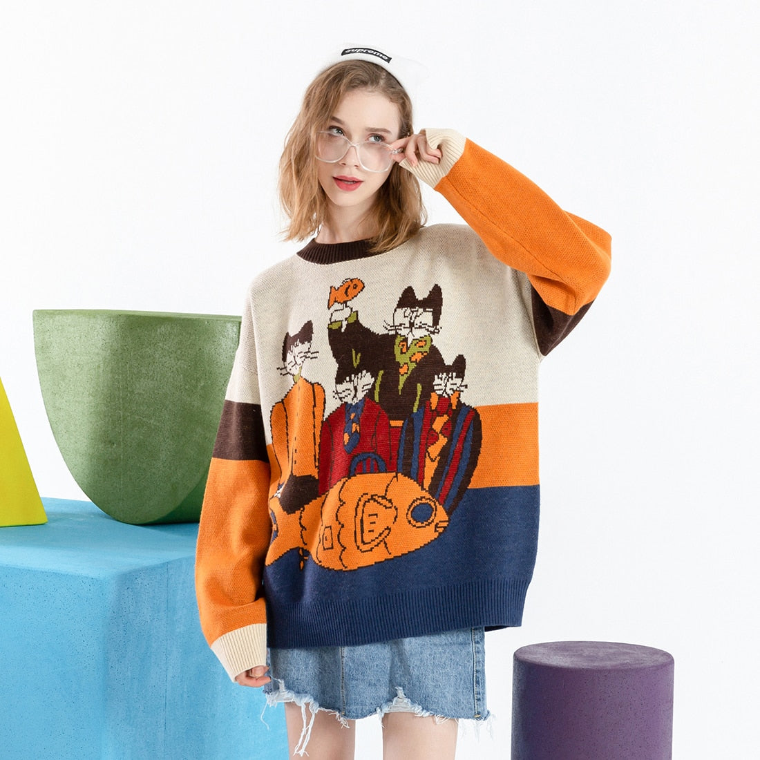 Reunion Cat Sweater -  - Meowhiskers 