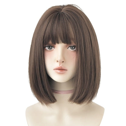 Kawaii Sweet Short Wig With Bangs