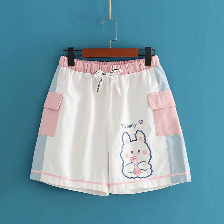 Kawaii Yummy Bunny Shorts - Shorts - Kawaii Bonjour