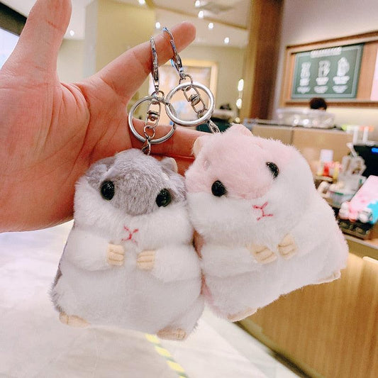 Kawaii Plush Hamster Keychains - Keychain, Keychains - Kawaii Bonjour
