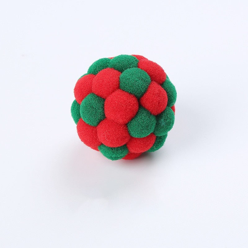 Colorful Bouncy Ball Cat Toy