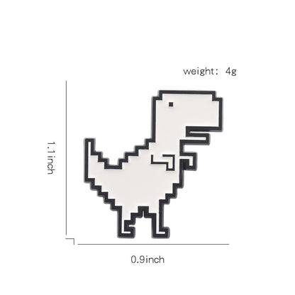 Kawaii T-Rex Dinosaur Enamel Pin