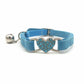 Sweet Heart Charm & Bell Cat Collar