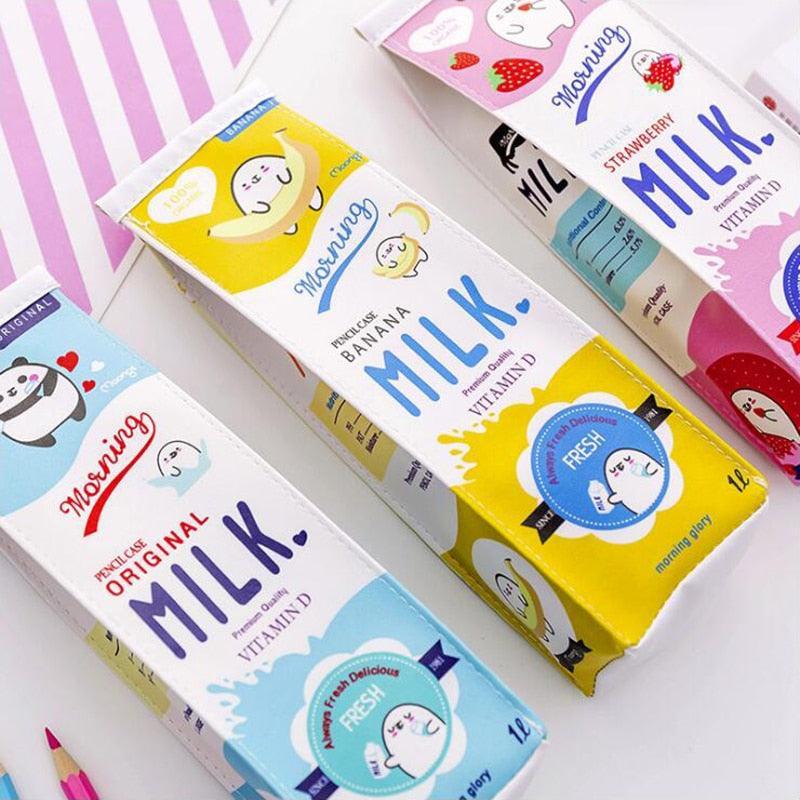 Kawaii Cute Milk Bottle Pencil Case - Pencil Case - Kawaii Bonjour