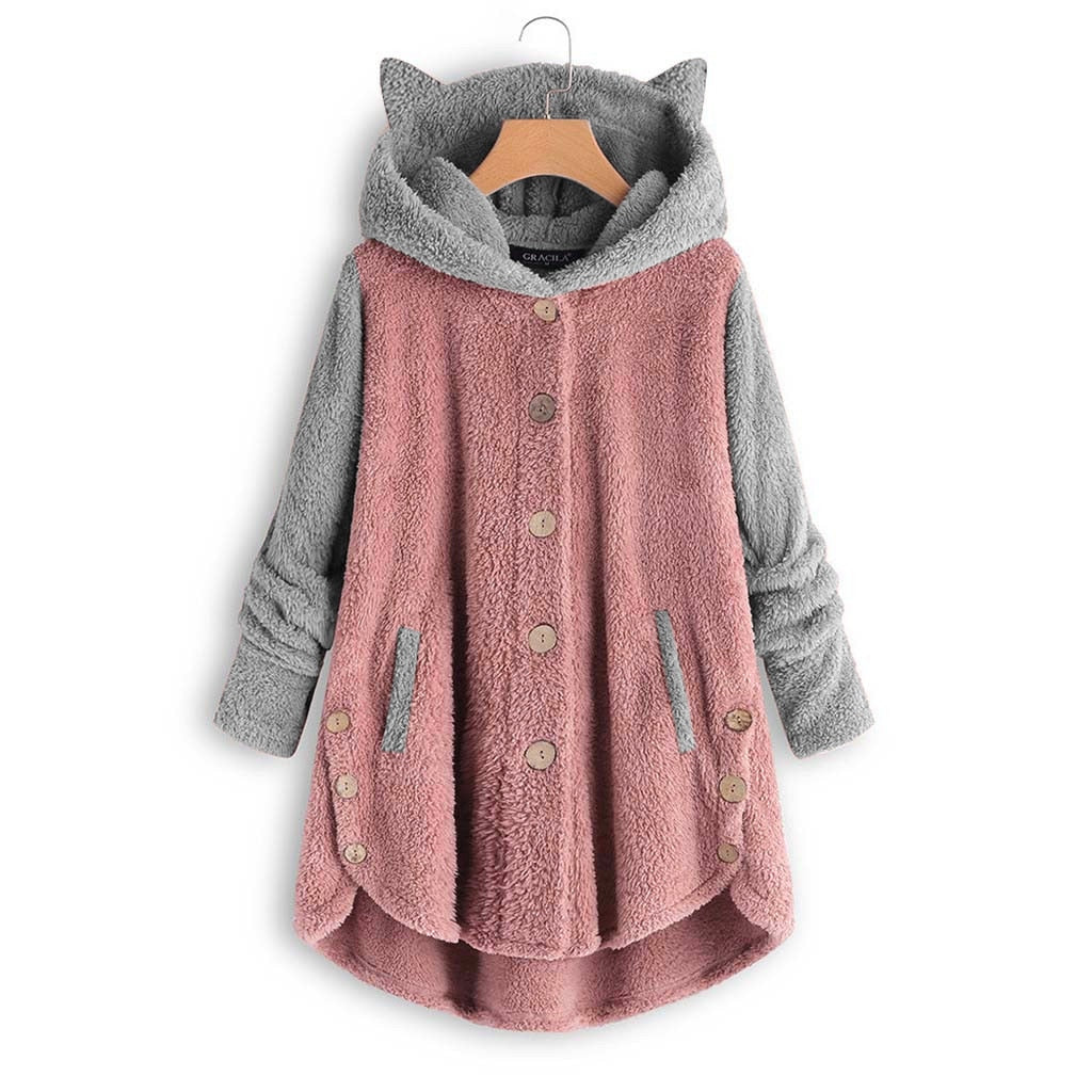 Stylish Kitty Cat Hoodie Coat - Meowhiskers