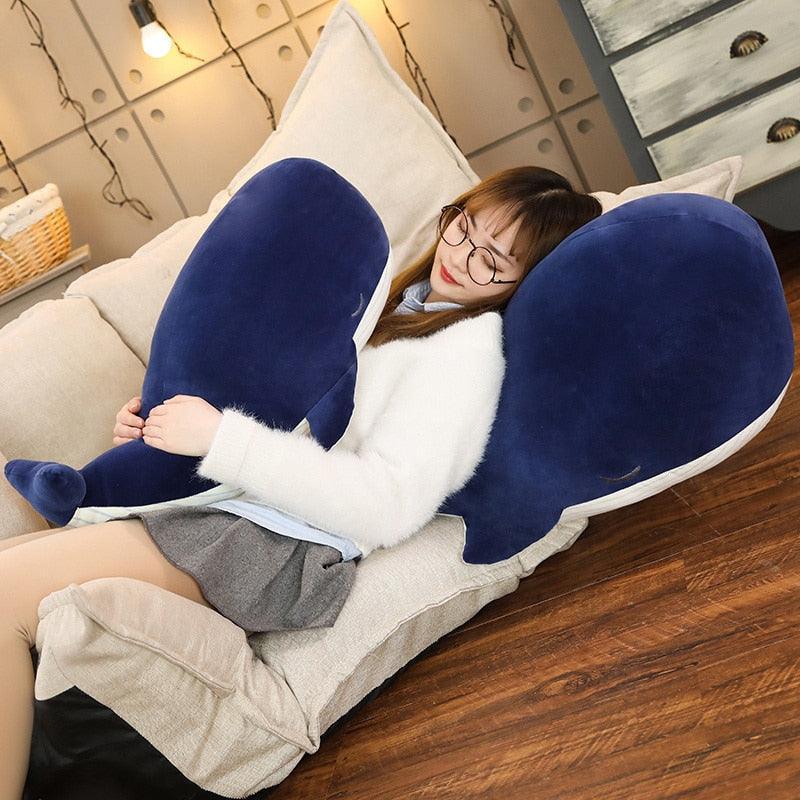 Kawaii Cute Blue Whale Plushie - Sea Animals - Kawaii Bonjour