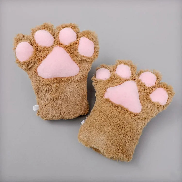 Kawaii Kitty Cat Paw Gloves