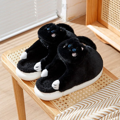 Kawaii Fluffy Kitty Cat Slippers