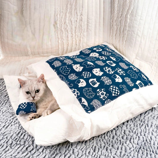 Japanese Cushion & Pillow Style Cat Bed