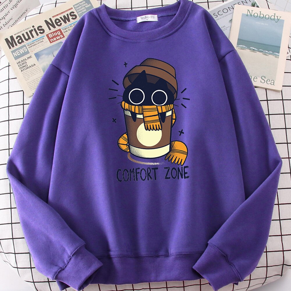Black Cat Comfort Zone Sweatshirt