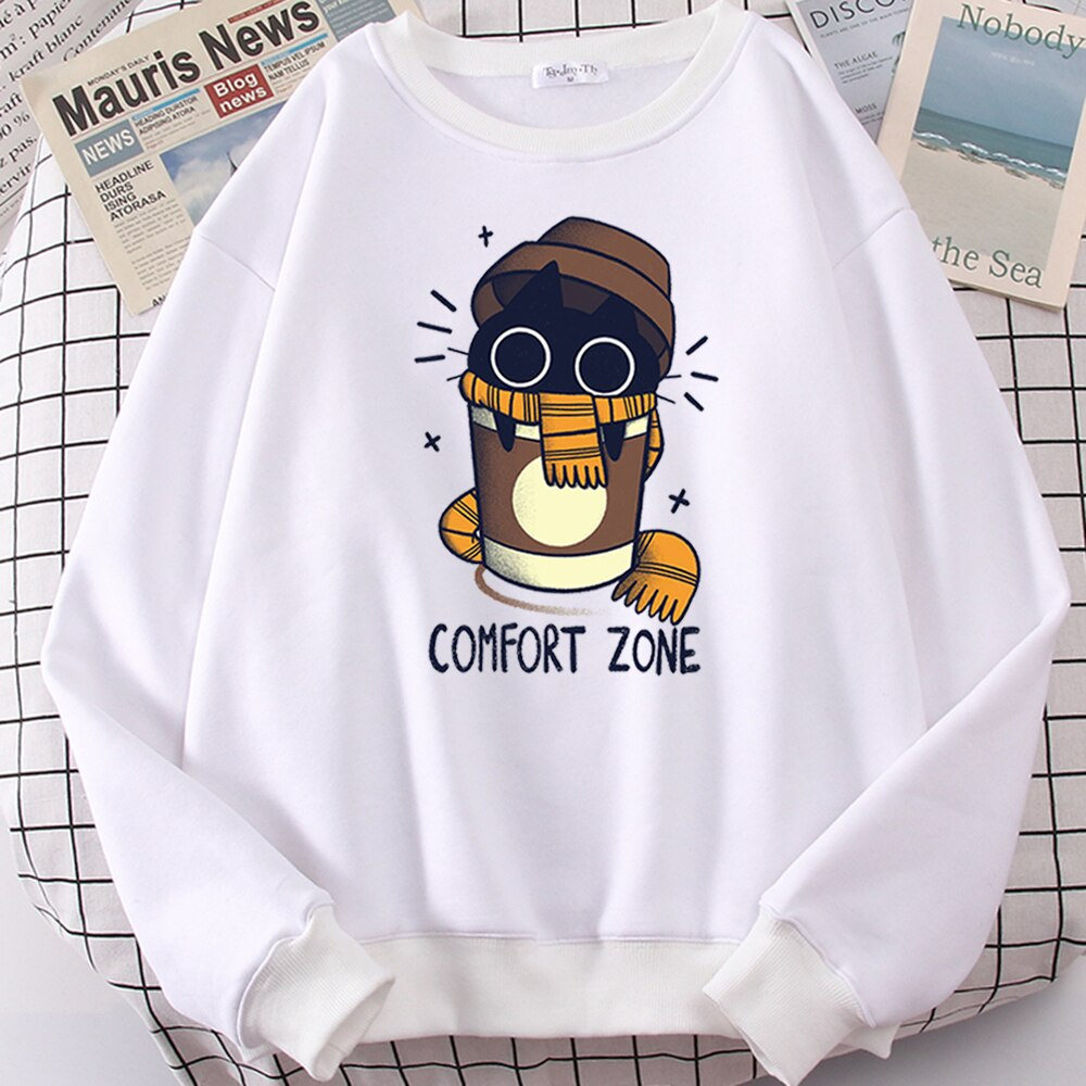 Black Cat Comfort Zone Sweatshirt