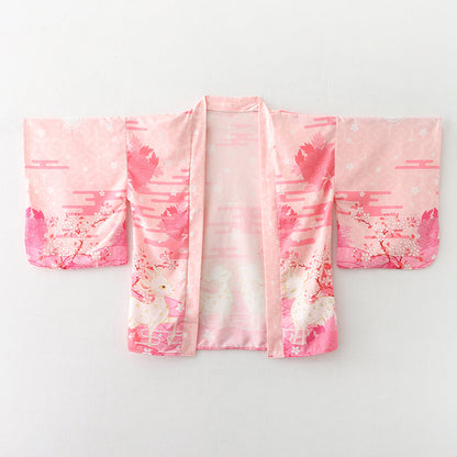 Blossom Sakura Deer Kimono Outerwear
