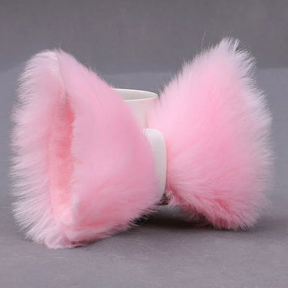 Kawaii Plush Fox Ears Hairpin Cosplay Costume Accessory