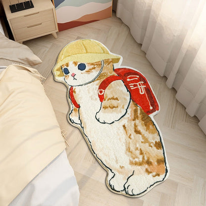 Kawaii Cartoon Kitty Cat Collection Rug & Mat