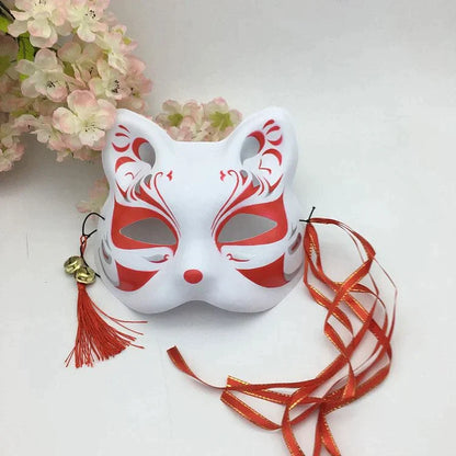 Vintage Fox Face Tassels Mask