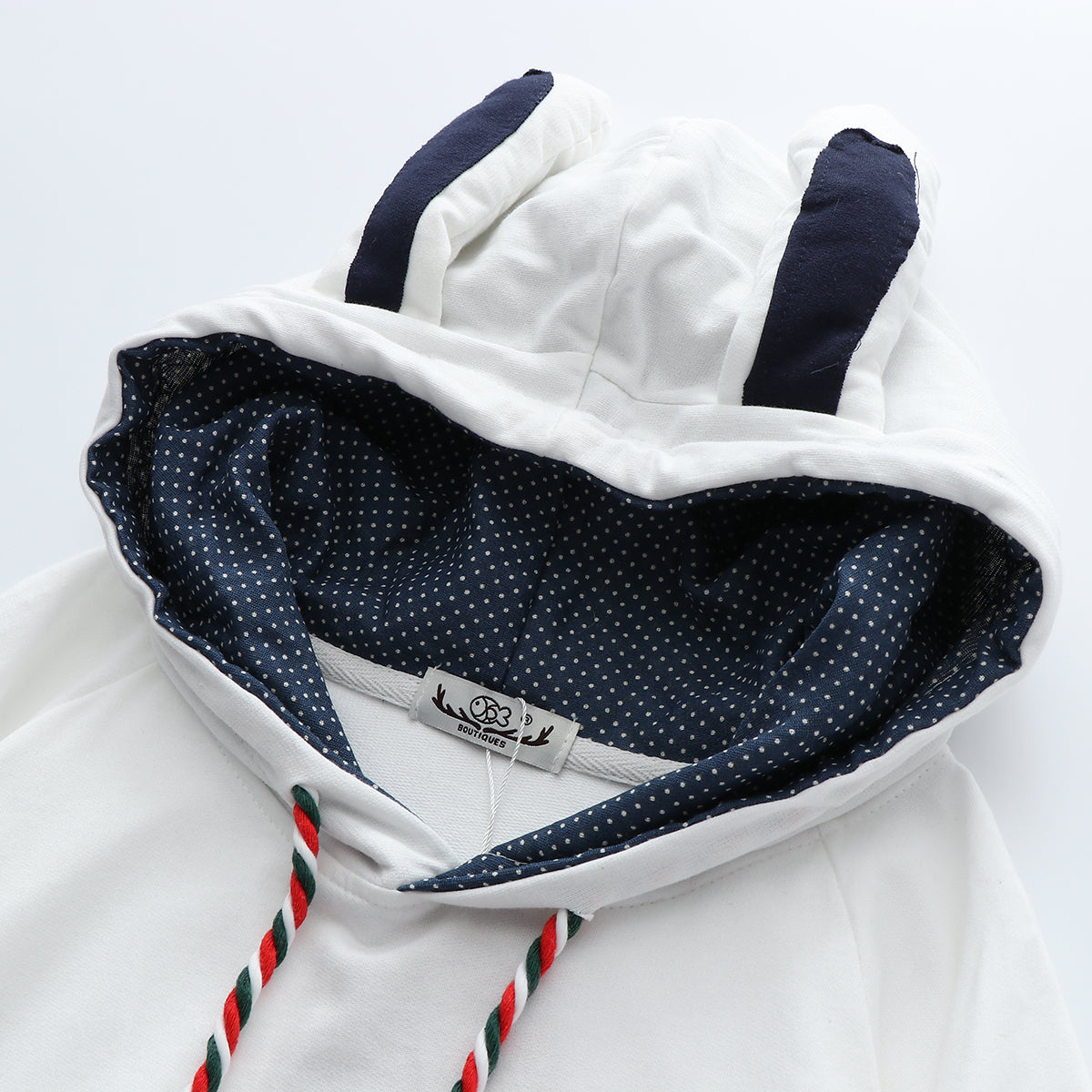 Harajuku Bunny Drawstring Hooded Cloak Coat
