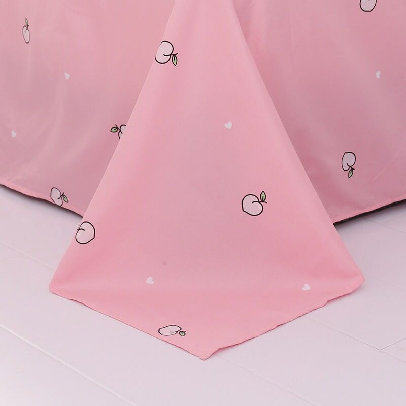 Kawaii Pink Peach Bedding Sets
