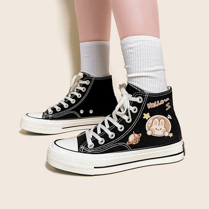 Kawaii Boba Lovers Bunny Sneakers - Sneakers - Kawaii Bonjour