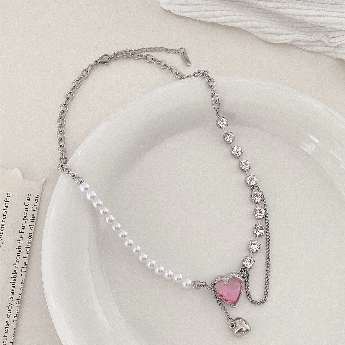 E-Girl Cupid Crystal Necklace