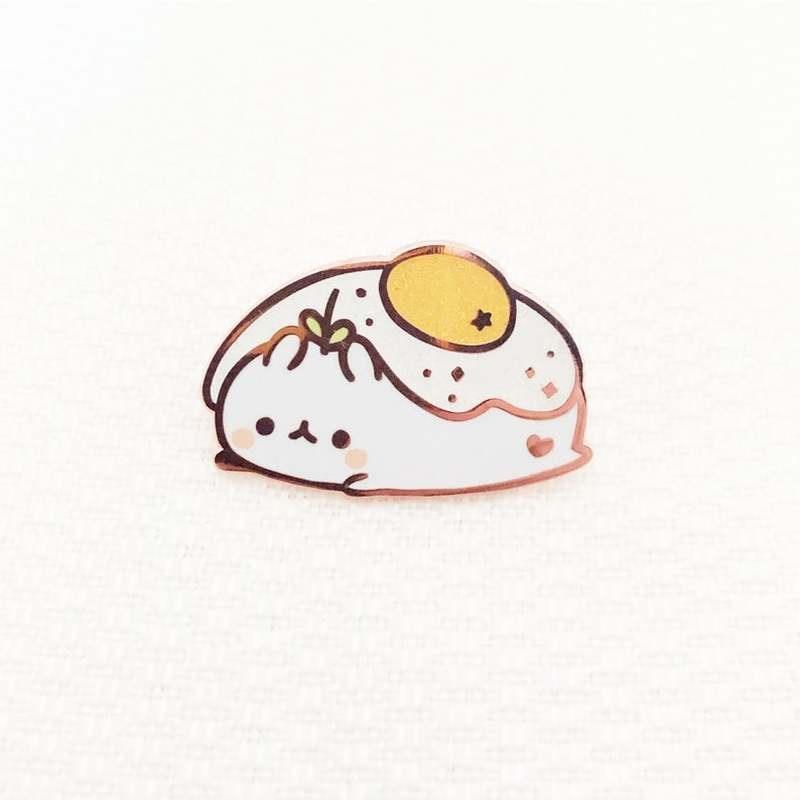 Kawaii Cartoon Egg Enamel Pin - Enamel Pins - Kawaii Bonjour