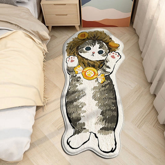 Candy Lion Cat Rug
