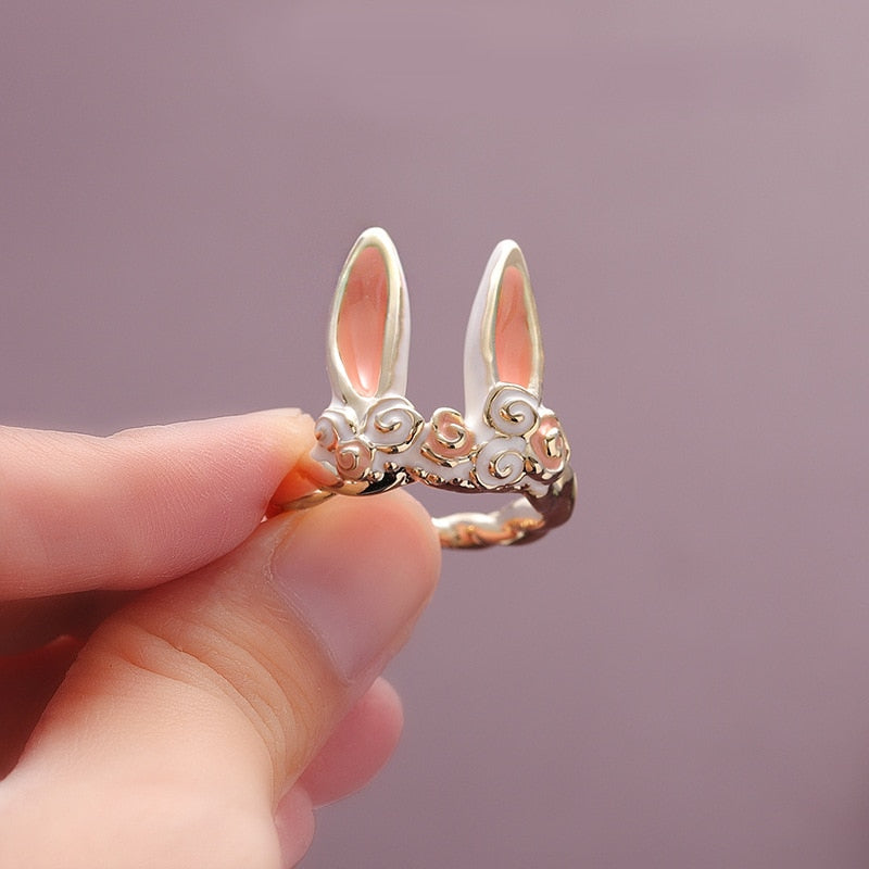 Kawaii Sweet Rabbit Ears Ring