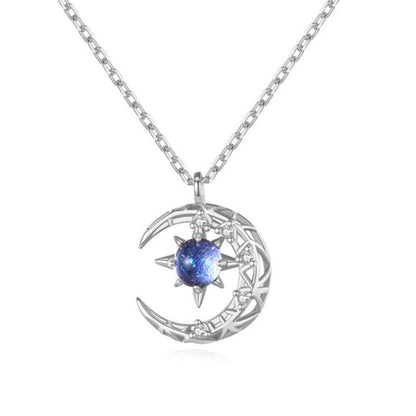 Light of Stars Moon Charm Necklaces