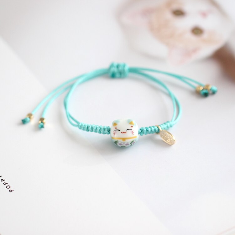 Kawaii Lucky Cat Bracelet