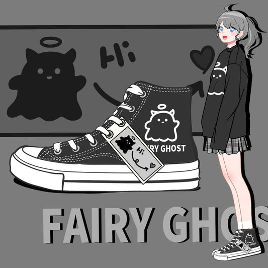 Kawaii Fairy Ghost Sneakers - Sneakers - Kawaii Bonjour