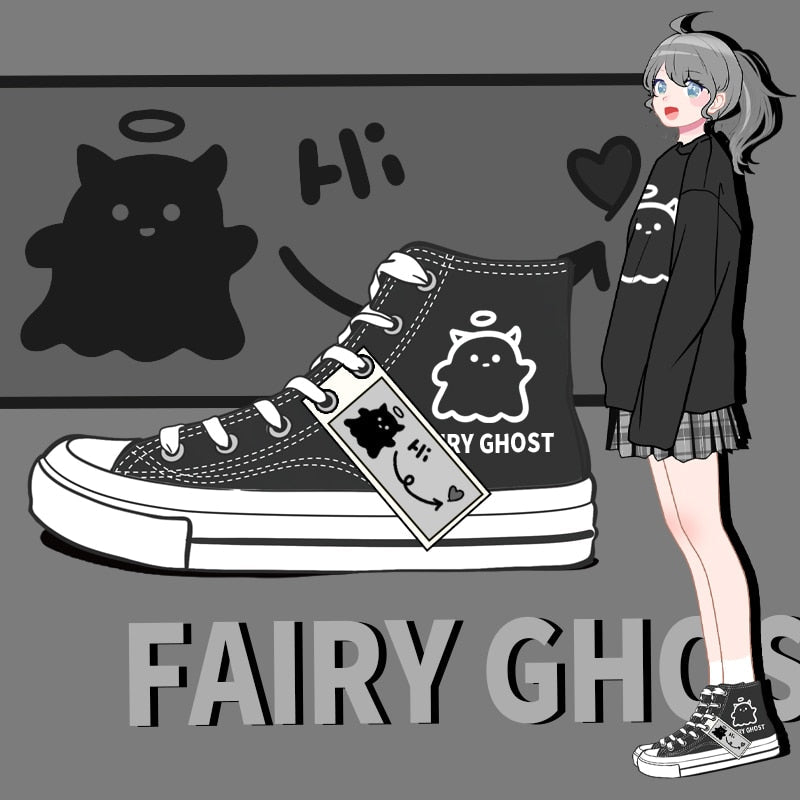 Kawaii Fairy Ghost Sneakers - Sneakers - Kawaii Bonjour