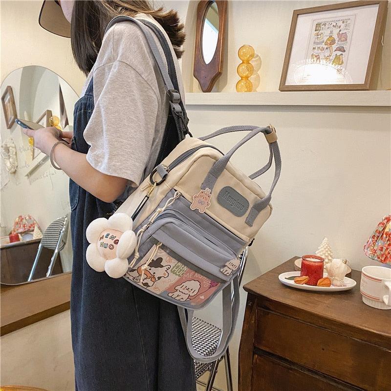 Kawaii Korean Stylish Bag - Backpack, Crossbody Bag - Kawaii Bonjour