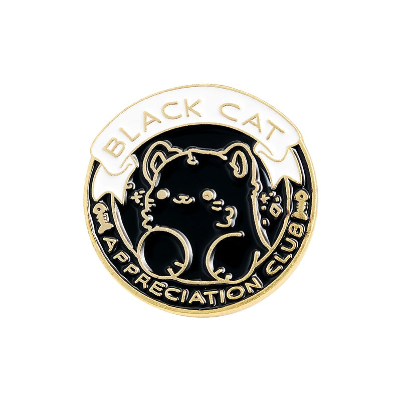 Famous Cats Club Enamel Pins