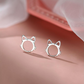 Hollow Beauty Cat Earrings