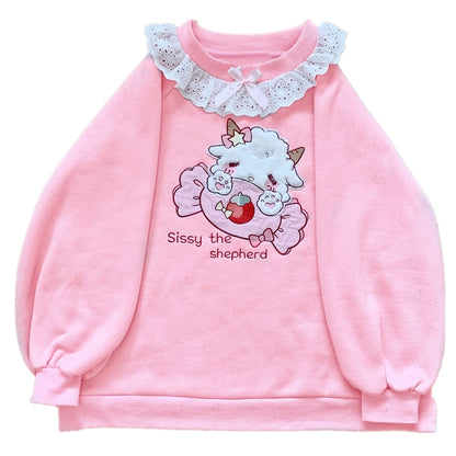 Kawaii Harajuku Sissy Lamb Candy Sweatshirt