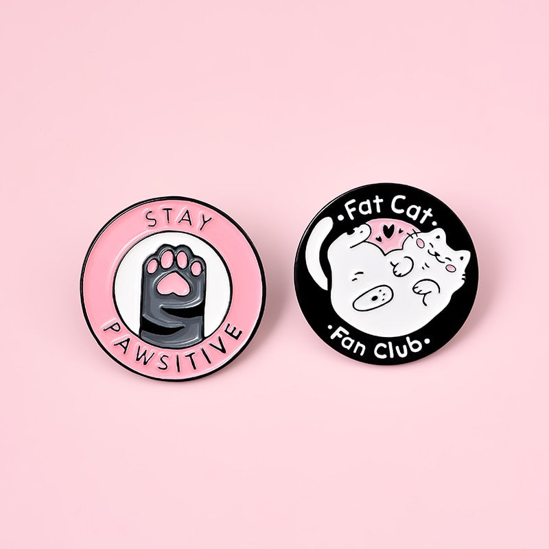 Famous Cats Club Enamel Pins