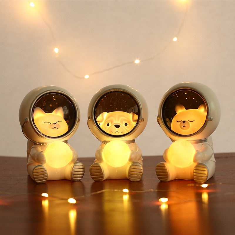 Kawaii Galaxy Guardian Pet Astronaut Night Light - Night Lights - Kawaii Bonjour