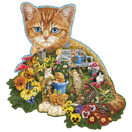 Nature Surround Cat Jigsaw Puzzle