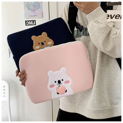 Kawaii Playful Squirrel iPad & Laptop Sleeve