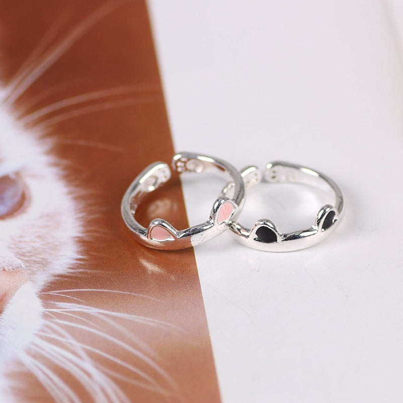 Trendy Cat Ear Rings