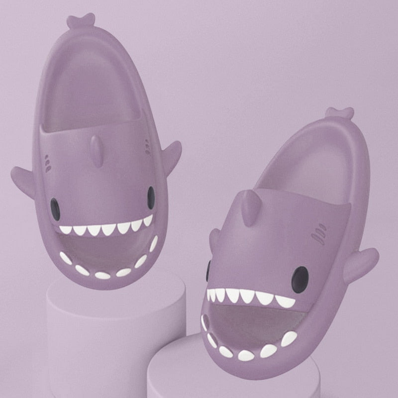 Kawaii Funny Shark Slippers - Slippers, Trending - Kawaii Bonjour