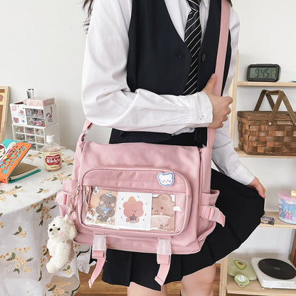 Kawaii JK Back To School Transparent Crossbody Bag