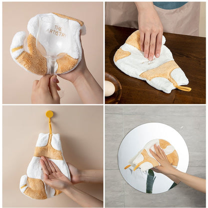 Fluffy Cat Hand Towels