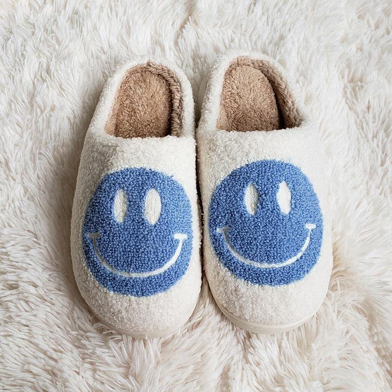 Kawaii Fluffy Smile Slippers - Slippers - Kawaii Bonjour